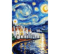 AGENDA SCOLAIRE 2025-2026 Paysage: Organisateur Journalier pour planifier une année scolaire réussie | collège, lycée pour filles et garçons !| Ciel étoilées , aquarelle