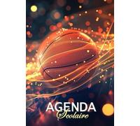 Agenda Scolaire 2025-2026: Planificateur Journalier de Septembre à Juillet | 1 Jour Par Page avec Heure | Format A5 | Couverture Thème Basketball