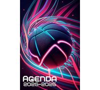 Agenda Scolaire 2025/2026: Planificateur Journalier de Septembre à Juillet | Format A5 Pratique | 1 Jour par Page | Couverture Thème Basketball | ... Complète | Primaire, du Collège et du Lycée.