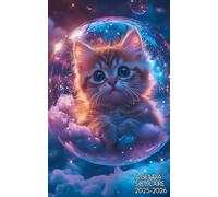 Agenda Scolaire 2025-2026: Planner CHATON 2025-2026 │Planificateur Journalier Chat pour Élèves Élémentaire, Collège, Lycée, Étudiant │ Fourniture ... et Inspirante │ 6 Mandalas et Citations