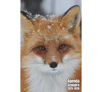 Agenda scolaire 2025 2026 Renard: Organisateur Scolaire , Une semaine sur 2 pages , Primaire, Collège, Lycée pour Fille et Garçon , Enfant , Adulte