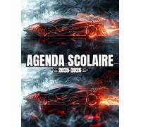 Agenda Scolaire 2025 2026 Sport: Couverture Souple Voiture de Course Garçon, Organiseur Scolaire 11 Mois de (Septembre 2025/Juillet 2026) pour ... - Planificateur Journalier 1 Jour Par Page