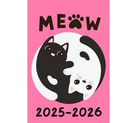 Agenda Scolaire 2025-2026: Thème Chat Mignon | Planificateur Élève Format A5 | Pour Filles et Garçons | 1Jour par Page | Kawaii Primaire Collège Lycée | Cadeau de Rentrée.