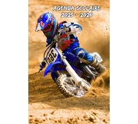 Agenda Scolaire 2025 2026 Thème Moto Cross: Planificateur Semainier conçu pour les étudiants de tous âges (primaire, collège, lycée, université),De Septembre à Juillet