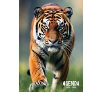 Agenda scolaire 2025 2026 Tigre: Planificateur scolaire journalier | Un jour par page avec Heure | pour Fans de Tigres