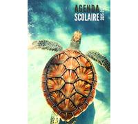 Agenda Scolaire 2025 2026: Tortue Marine - Semainier Pour Filles, Garçons, Étudiants, Primaire, Collège et Lycée | De Septembre 2025 à Août 2026
