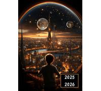 Agenda Scolaire 2025-2026 - Une Page par Jour - Compact 12x17 cm - Ciel Mystique d'un autre Monde - Pour Primaire, Collège, Lycée: Planificateur ... et ados, Fille et garçon | Format pratique