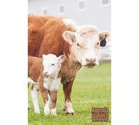 Agenda scolaire 2025 2026 Vache: Magnifique Organisateur Scolaire , Août 2025 à Juillet 2026 , Primaire, Collège, Lycée pour Fille et Garçon , A5