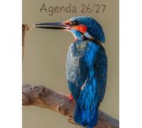 AGENDA SCOLAIRE 2026 2027: 2 jours / 1 page I Collège Lycée étudiant familial... I Planner I ANIMAL OISEAU MIGNON NATURE (syra elga)