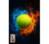 Agenda Scolaire 2026-2027: Balle de Tennis | Journalier (une page par jour) | 12x17 cm | Sept 2026 - juil 2027 | Primaire, collège & lycée | Ado garçon & fille | Sport | Français