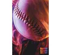 Agenda Scolaire 2026 2027 Baseball: Organisateur Scolaire , Une semaine sur 2 pages , Primaire, Collège, Lycée pour Fille et Garçon