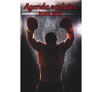 Agenda Scolaire 2026 2027 Boxe: Organisateur Scolaire , Une semaine sur 2 pages , Primaire, Collège, Lycée pour Fille et Garçon