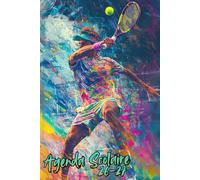 Agenda Scolaire 2026 2027: Calendrier annuel, suivi des devoirs quotidiens, et plannings d'organisation des cours pour enfants et jeunes amateurs de tennis.
