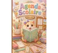 AGENDA SCOLAIRE 2026-2027 CAPYBARA: Journalier, Un jour par page du Septembre 2026 à Juillet 2027 | Filles & garçons au primaire ou au collège | Format standard.