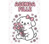 Agenda Scolaire 2026 2027 Chien Kawaii: Planificateur de Mission Quotidien avec Petit Toutou Mignon | Cahier de Textes pour Élève de Septembre à Juillet | Organisateur Shiba