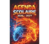 Agenda Scolaire 2026/2027: Couverture Gamer | Journalier A5 | 1 jour par page | Organiseur primaire, collège et lycée | Planner pratique pour élèves fans de jeux vidéo.