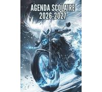 Agenda Scolaire 2026-2027: Couverture Moto Cross Garçon-1 page par jour - Enfant - École et collège - Format A5 pratique.