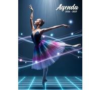 Agenda Scolaire 2026 2027: Danseuse | Journalier 1jour par page | 12 x 17 cm | Collège et lycée | Ado fille | Français