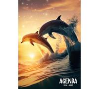 Agenda scolaire 2026-2027 Dauphin: Organisateur et Planificateur Journalier | 1 Jour Par Page | Étudiants - Collège - Lycée - Primaire | Français