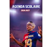 Agenda Scolaire 2026 2027: De Septembre à Août - Le Talent de Demain - Organisateur Scolaire pour Garçons et Filles - Primaire, Collège, Lycée - Thème Football