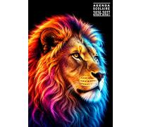 Agenda Scolaire 2026-2027: Deux jours par page - De septembre à juin, pour les élèves du primaire, collège et lycée - Édition Lion