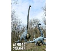 Agenda Scolaire 2026 2027: Dinosaure - Journalier 1 Jour par Page Pour Filles et Garçons en Primaire, Collège, CP, CE1, CE2, CM1, CM2 | De Septembre 2026 à Juillet 2027