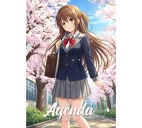 Agenda Scolaire 2026 2027 Fille Manga: Organisateur et Planificateur Journalier- 1 Jour Par Page - Septembre à Juillet | Style kawaii japonais