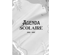 Agenda Scolaire 2026 2027 Fleur: Planificateur semainier | Format A5 | De Septembre à Juillet | Primaire, college, Lycee | Pour Fille et Garcon