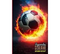 Agenda Scolaire 2026 2027 Foot: 1 Jour par Page A5, Primaire Collège Lycée, Cadeau Anniversaire Passionné de Football