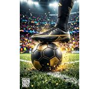 Agenda Scolaire 2026-2027 Foot: Fun Football Ballon Chaussure de Foot Gamer avec Beaucoup d'espace pour noter pour Garcon Fille de Septembre à Juillet ... Primaire, Collège, Lycé, CP, CE1, CM1 et CM2