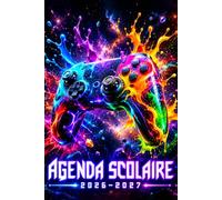 Agenda Scolaire 2026-2027: Gamer Fun Jeux Vidéo manette Foot Pratique avec Beaucoup d'espace pour noter pour Garcon Fille de Septembre à Juillet Etudiant Primaire, Collège, Lycé, CP, CE1, CM1 et CM2
