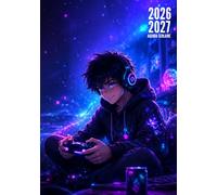 Agenda Scolaire 2026 2027 Gamer: Journalier 1 page par jour en semaine, cahier de texte collège lycée | 1 quête, blague ou info par jour | Vacances zones A B C | Cadeau garçon ado fan de jeux vidéo