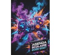 Agenda Scolaire 2026 2027 Gamer: Planificateur de Mission Quotidien avec Design Jeu Vidéo | Cahier de Textes pour Élève de Septembre à Juillet | Organisateur Level Up