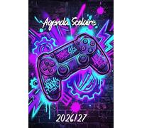 Agenda Scolaire 2026 2027 gamer: Planificateur étudiant de primaire, collège, lycée, (1 jours par page) de Sept 2026 - juil 2027, Gamer & Manette de Jeux Vidéo pour Garçon