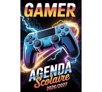Agenda Scolaire 2026-2027 Gamer: Planificateur Scolaire A5 Bi-Journalier | Thème Jeux Vidéo pour Garçon | Primaire, Collège et Lycée.