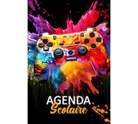 Agenda Scolaire: 2026-2027 Gamer pour Garcon | Planificateur Hebdomadaire Une semaine sur 2 pages | Étudiants - Collège - Lycée - CM1-CM2