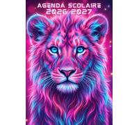 Agenda Scolaire 2026 2027 Garçon: College | Animaux : Lion | Ado 11 à 15 ans (6ème, 5ème, 4ème, et 3ème) Journalier : Une Page par Jour | de Août à ... Format A5, Sans Spirale, Couverture Souple.