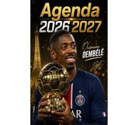 Agenda scolaire 2026-2027 garçon fille | Collège, lycée, étudiant | 1 page par jour | Couverture Paris Football Joueur