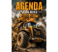 Agenda Scolaire 2026/2027 garçon: Gardez le cap sur vos priorités et organisez vos journées avec simplicité grâce à notre Planificateur Journalier 1 Jour Par Page pratique Thème Tracteur