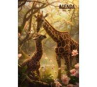 AGENDA SCOLAIRE 2026 2027 Girafe: Planificateur scolaire journalier | Un jour par page avec Horaires