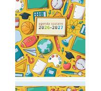 Agenda Scolaire 2026-2027: Grand format | Dyspraxie, Dysgraphie, Dyslexie | Méthode 4 Lignes Colorées (Terre Herbe Ciel Feu) | 1 semaine par ... Surcharge Visuelle | Enfant Primaire Collège