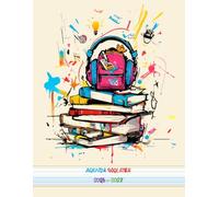 Agenda Scolaire 2026-2027: Grand format | Dyspraxie, Dysgraphie, Dyslexie | Méthode 4 Lignes Colorées (Terre Herbe Ciel Feu) | 1 semaine par ... Surcharge Visuelle | Enfant Primaire Collège