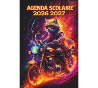Agenda Scolaire 2026-2027: Journalier 1 page par jour pour adolescents passionnés de motocross, idéal pour école et loisirs, format a5 pratique , belle couverture.