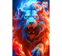 Agenda Scolaire 2026-2027 lion: Soyez le maître incontesté de votre temps, atteignez vos objectifs académiques avec aisance grâce à notre ... Par Page simple et pratique couverture souple