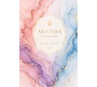 Agenda Scolaire 2026/2027 Marbre: Gardez le cap sur vos priorités et organisez vos journées avec simplicité grâce à notre Planificateur Journalier 1 ... et filles │ Élementaire, Collège, Lycée