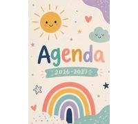 Agenda Scolaire 2026-2027: Mignon | Bi-Journalier | 13x20 cm | Format optimisé | 140 pages | mi-août 2026 - juillet 2027 | Français | Adapté à tous les niveaux | Pas cher
