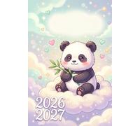 Agenda Scolaire 2026-2027 Panda Kawaii: Panda Kawaii & Cutie | Journalier (une page par jour) | 15,24 x 22,86 cm (6 x 9 pouces) | Sept 2026 - juil ... au collège | Animal, animaux mignons & cute