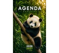 Agenda Scolaire 2026 2027 Panda: Organiseur journalier 1 page par jour - Planificateur Collège, Lycée et Étudiants - 6 Illustrations animaux de la ... Motivantes - pour adolescent Fille et garçon
