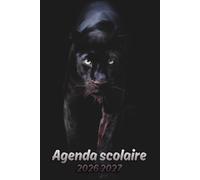 Agenda Scolaire 2026 2027 Panthère noire: Organisateur Scolaire , Une semaine sur 2 pages , Primaire, Collège, Lycée pour Fille et Garçon