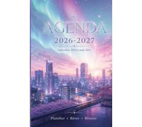 Agenda Scolaire 2026-2027: Planificateur de septembre 2026 à août 2027 | ville nocturne & aurores boréales | ados et jeunes adultes | Chaque jour est une nouvelle page de tes rêves